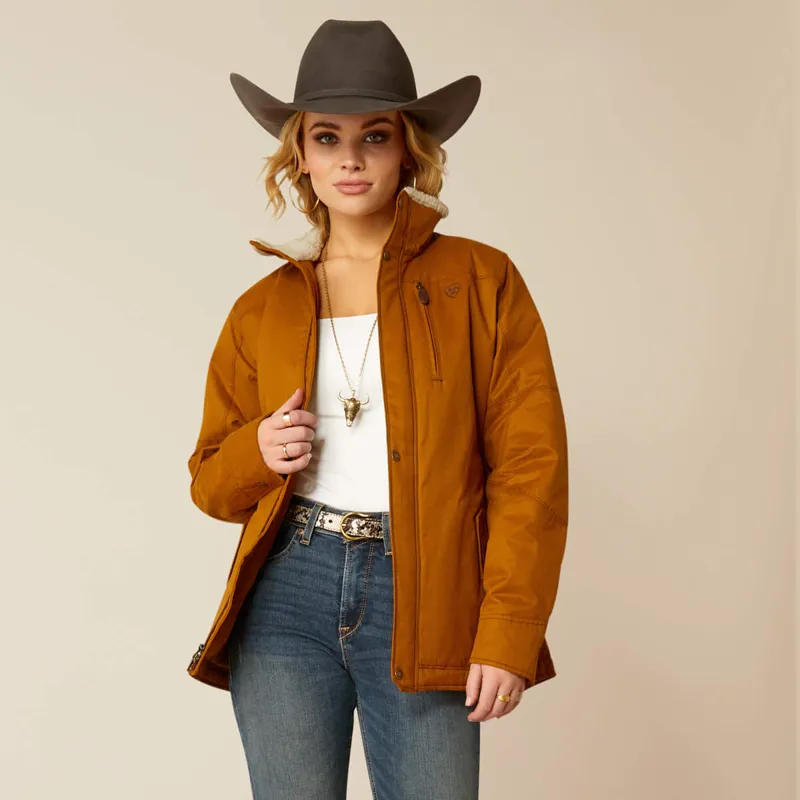 Ariat Women's Grizzly Insulated Jacket - Chestnut-2